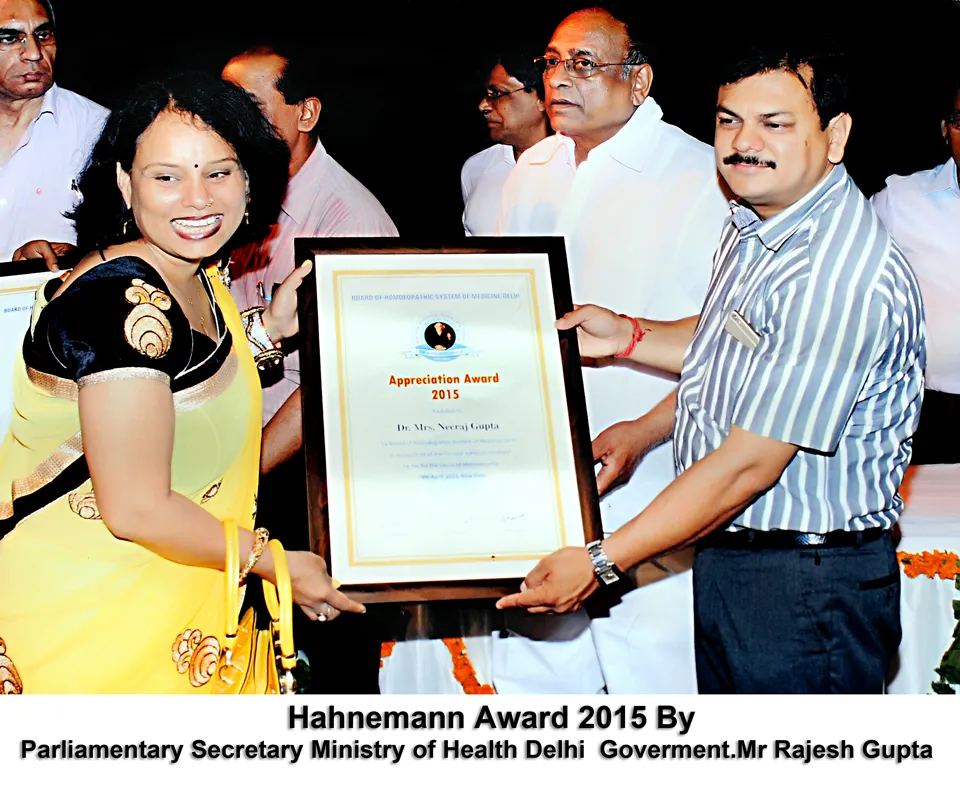 Hahnemann Award 2015